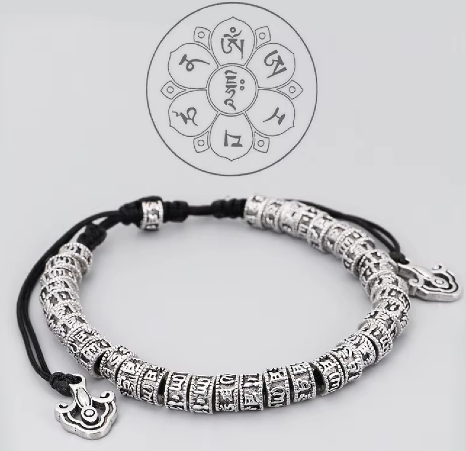 Bracelet Bouddhiste Mantra 6 Mots
