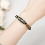 Bracelet Dzi 9 Yeux Prospérité