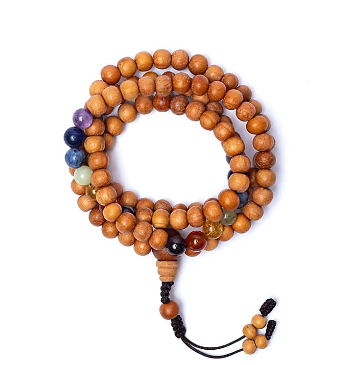 Mala Chakra Kadam 108 Perlen