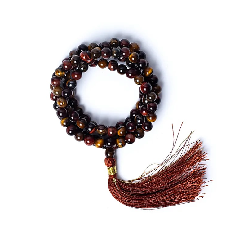Mala 108 Tiger Eye/Cat Eye Beads
