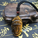 Pendentif Bouddha en Oeil de Tigre