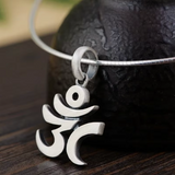 Pendentif Bouddhiste Om Argent 925