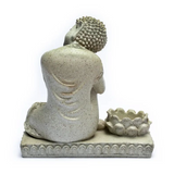 statue bougeoir bouddha serein et relaxant - univers tibet