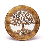 Table d'Appoint Arbre de Vie Bois de Manguier