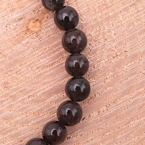 Bracelet Nyx en Pierre de Lune Noire