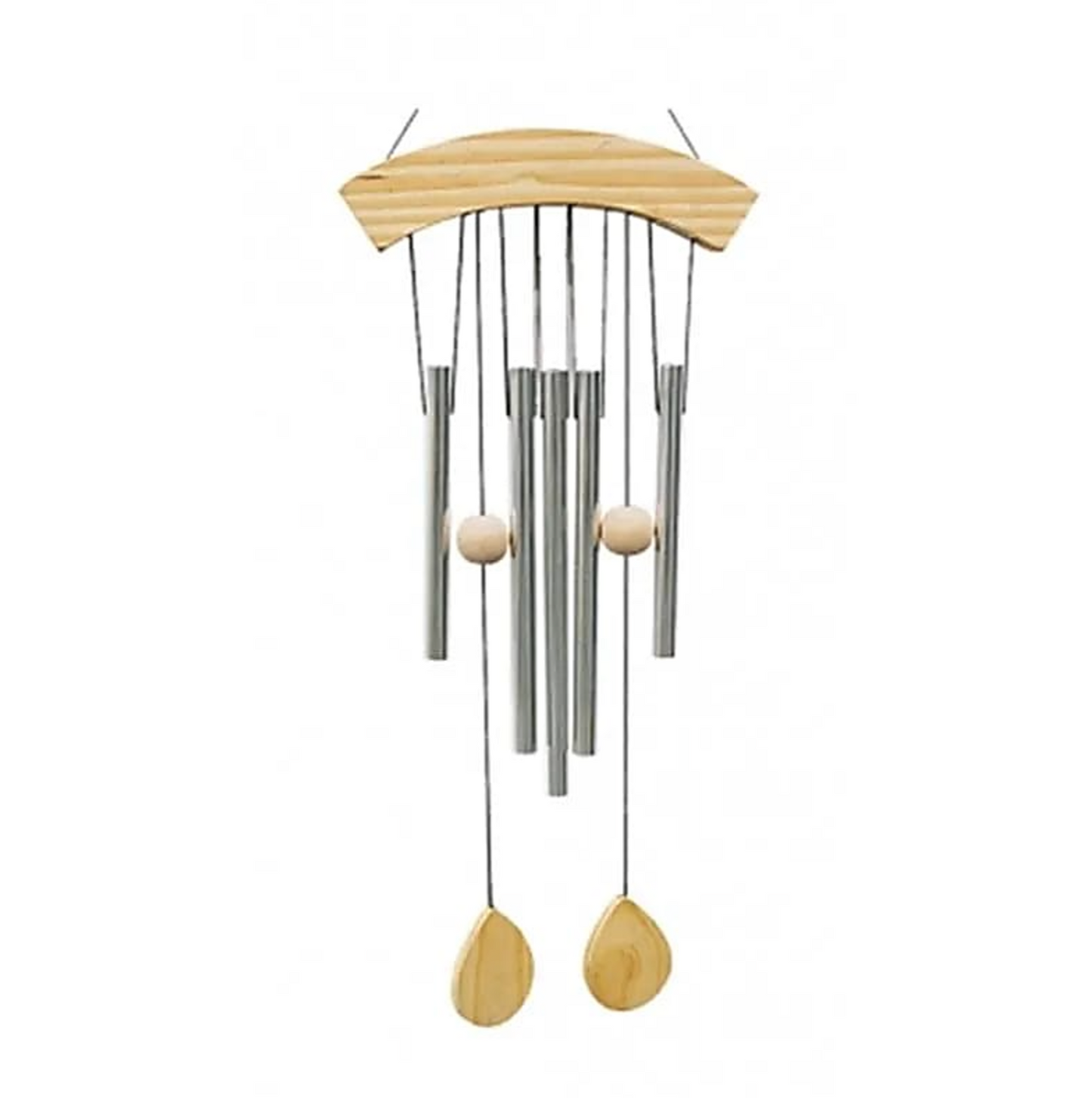 5-Tube Wooden Wind Chime - Tibetan Style