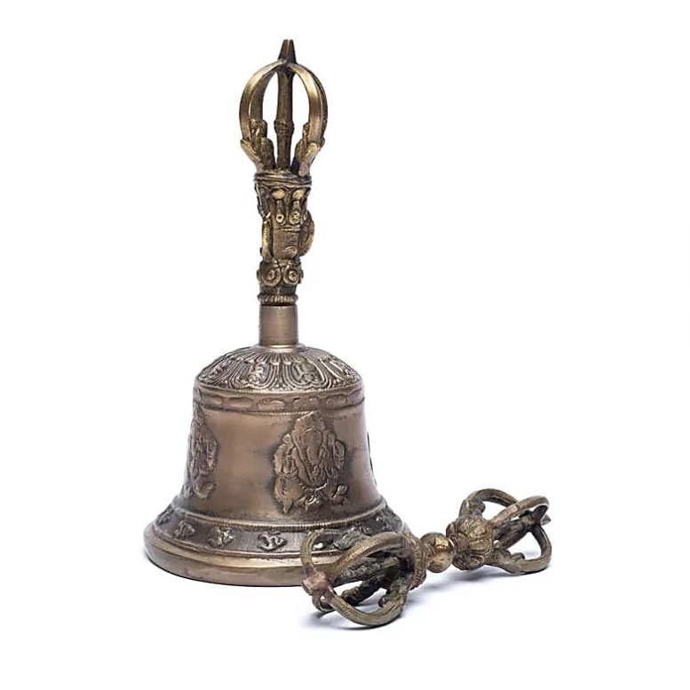 Cloche Tibétaine & Dorje Ganesh OM – Harmonie & Éveil Spirituel - L - univers tibet