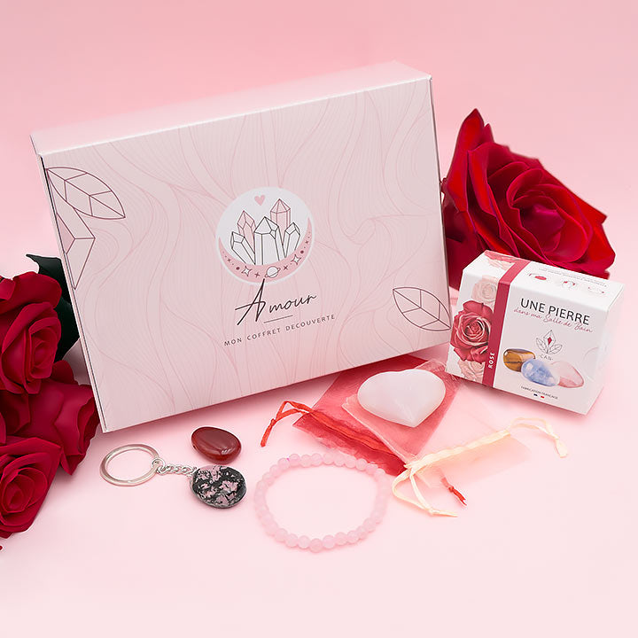 Coffret “Découverte Amour” – Douceur, Harmonie & Énergie Féminine - univers tibet