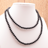 Collier Bouclier d’Ancrage – Tourmaline Noire - univers tibet