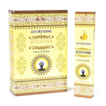 Encens Ayurvédique Masala – Méditation (lot de 6 boîtes) - univers tibet