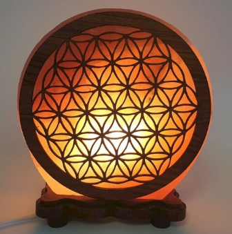 Lampe de Sel Fleur de Vie - 5K - univers tibet