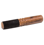 maillet bol chantant bois et peau de chamois noir 19X3 cm - Univers Tibet