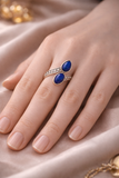 Anillo Songe Azuré Lápiz Lapislázuli y Plata 925
