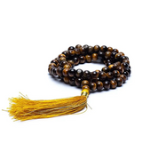 Mala 108 Tiger Eye Beads – Protection and Power - Tibetan Universe