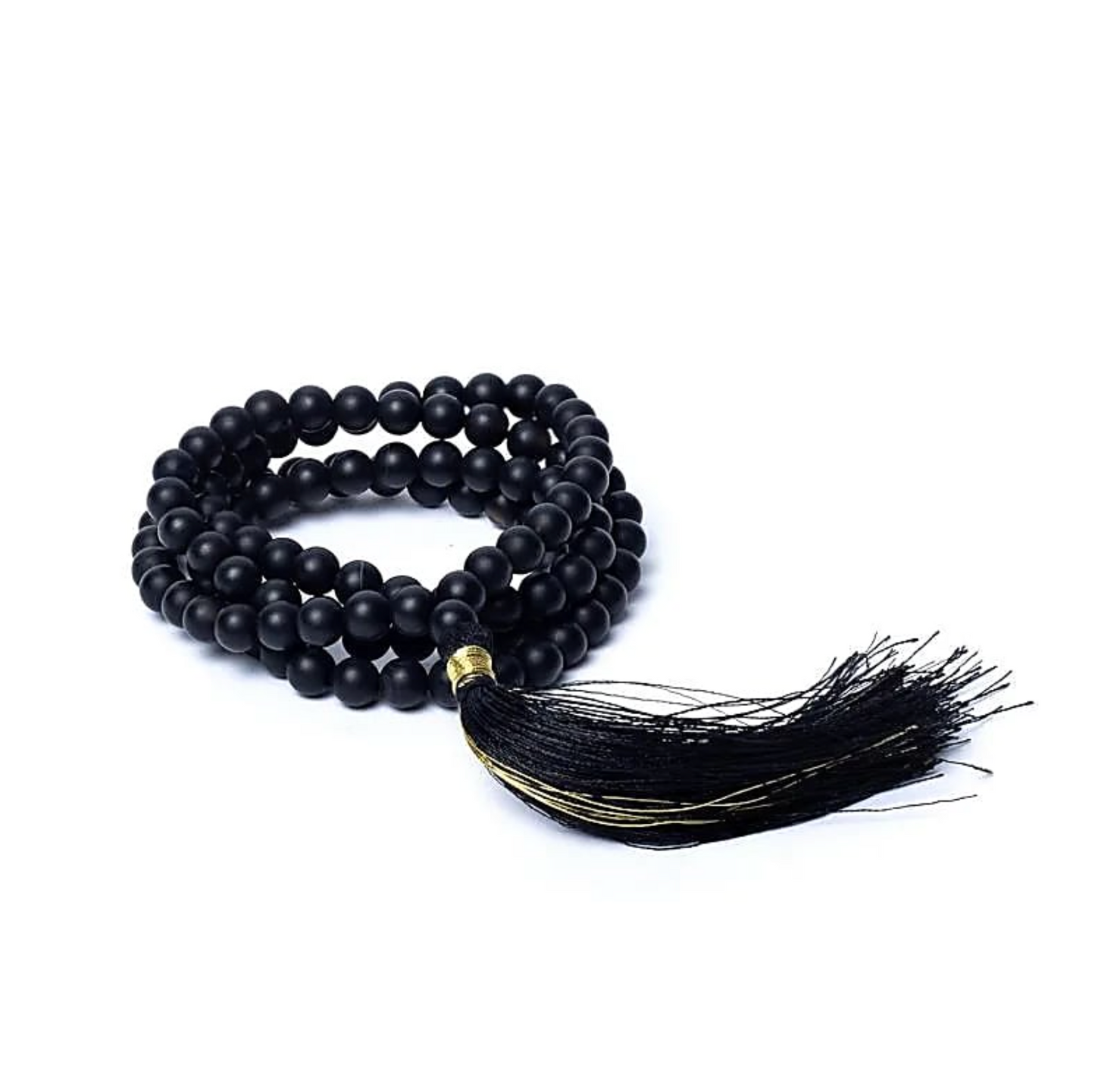 Mala 108 Perles en Onyx Mat  - uivers Tibet