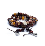Mala 4 Bois: Rosewood, Wenge, Ebony, and Ash - Tibetan Collection