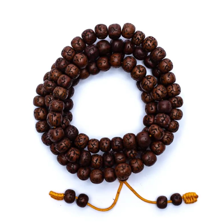 Tibetan Mala Rudraksha 108 Beads - Tibetan Universe