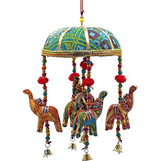 Elefantes y campanillas, artesanía india – Mundo Tibet
