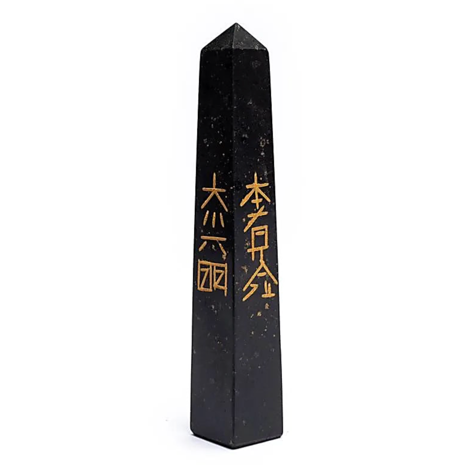 Obélisque Reiki en Tourmaline Noire - univers tibet