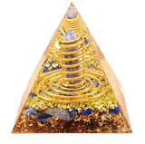 Orgonite Pyramid Generator – Lapis Lazuli - Tibetan Universe