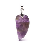 Pendentif Aile Céleste en Améthyste sculptée - Univers tibet