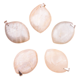 Pendentif Elyna – Pierre de Lune Beige, Pierre Plate Forme Libre - univers tibet