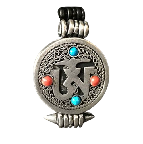 Pendentif Tibétain Boîte à Prières - Univers Tibet