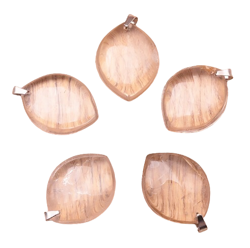 Umbra Pendant – AA Grade Smoky Quartz, Freeform Flat Stone - Tibetan Universe