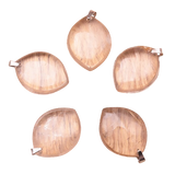 Pendentif Umbra – Cristal de Roche Fumé AA, Pierre Plate Forme Libre - univers tibet