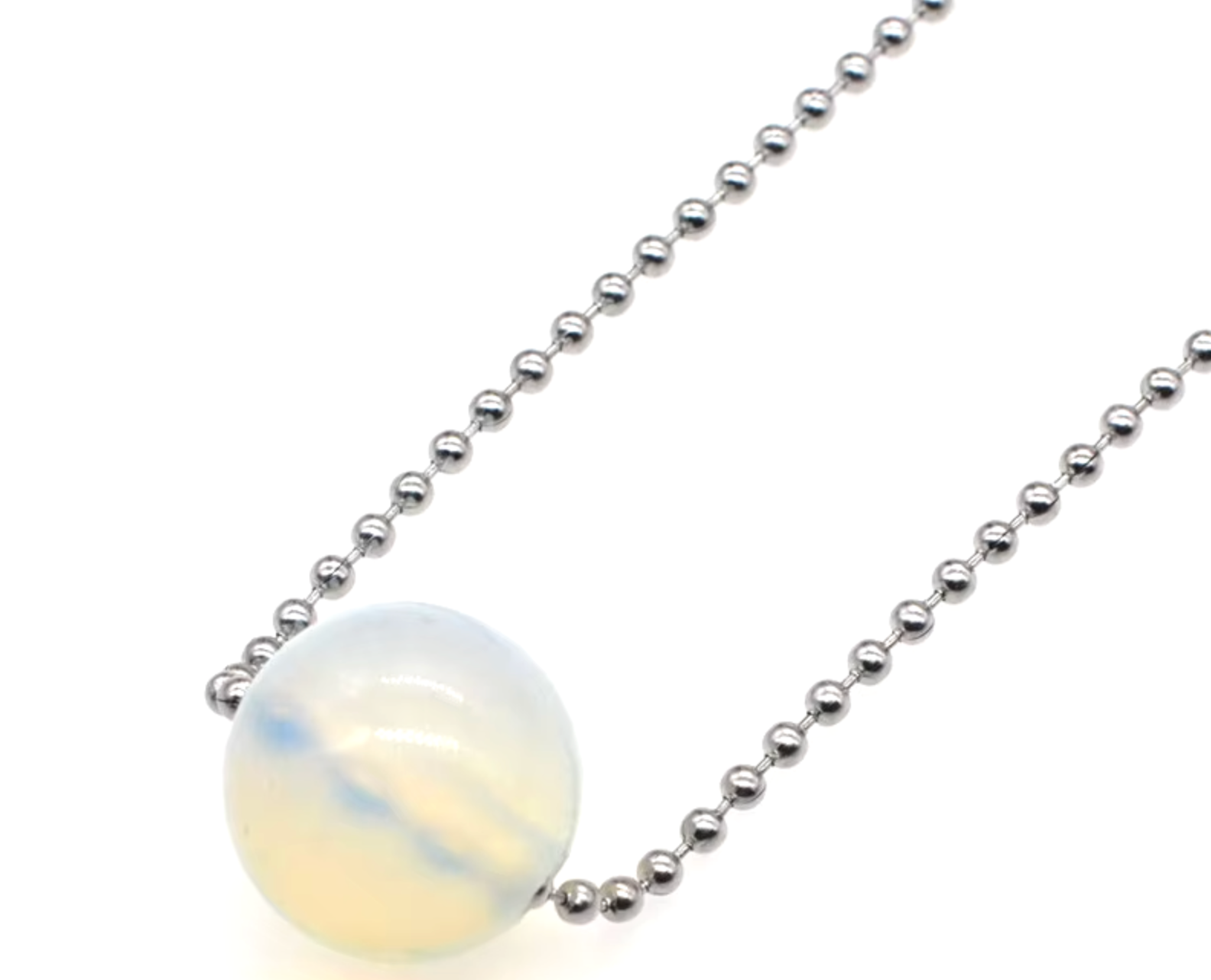 Sphere opal pendant - Tibetan Universe