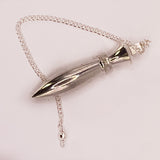 Pendule Divinatoire en Acier - Forme Goutte - univers tibet