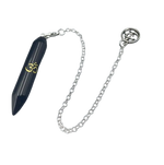 Pendule Om Sagesse Obsidienne - Equilibre, Protection et Guidance - Univers TIbet