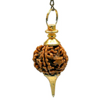 Pendule doré avec Rudraksha - Univers Tibet