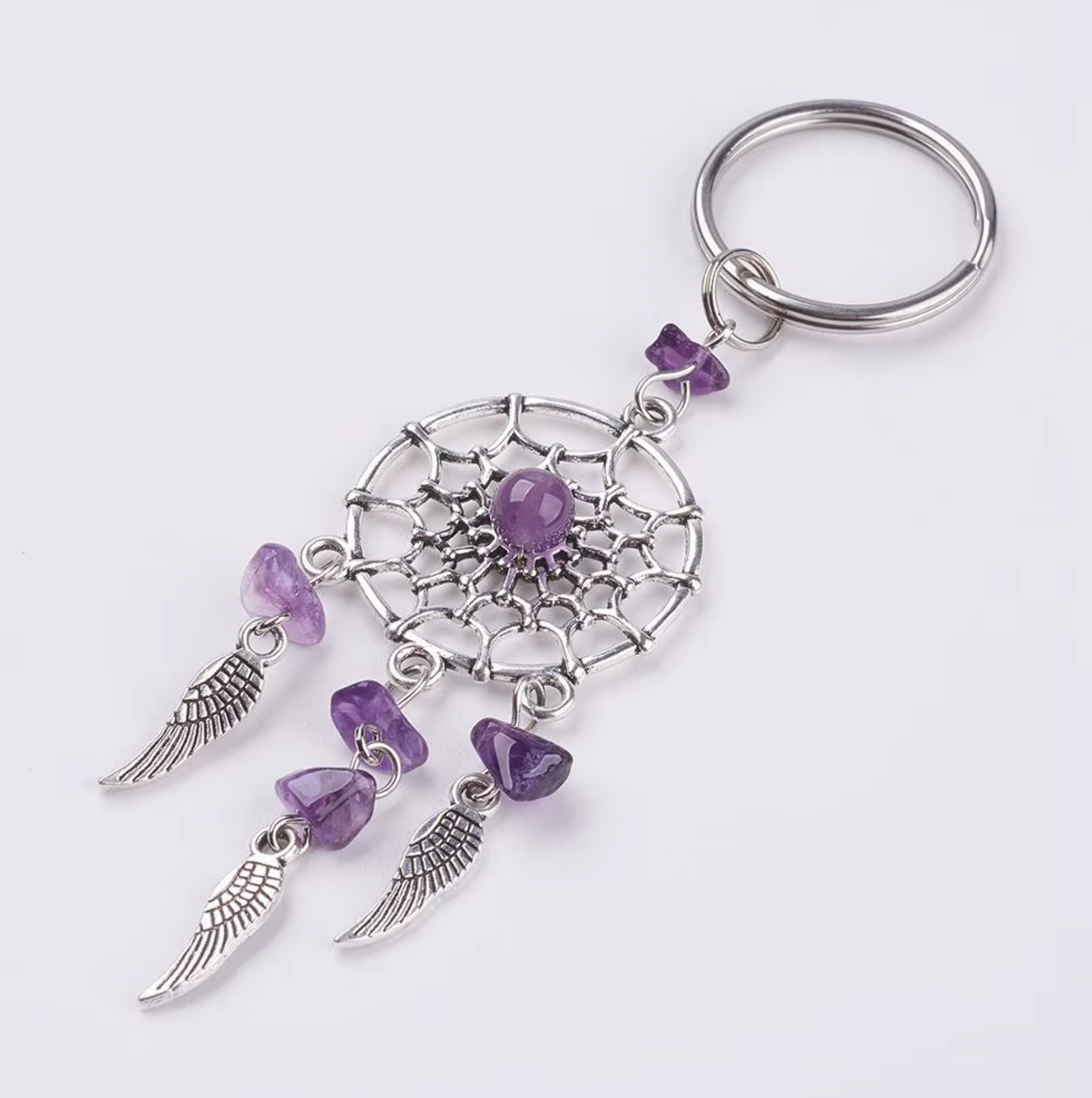 Tibetan Dream Catcher Keychain - Tibetan Universe