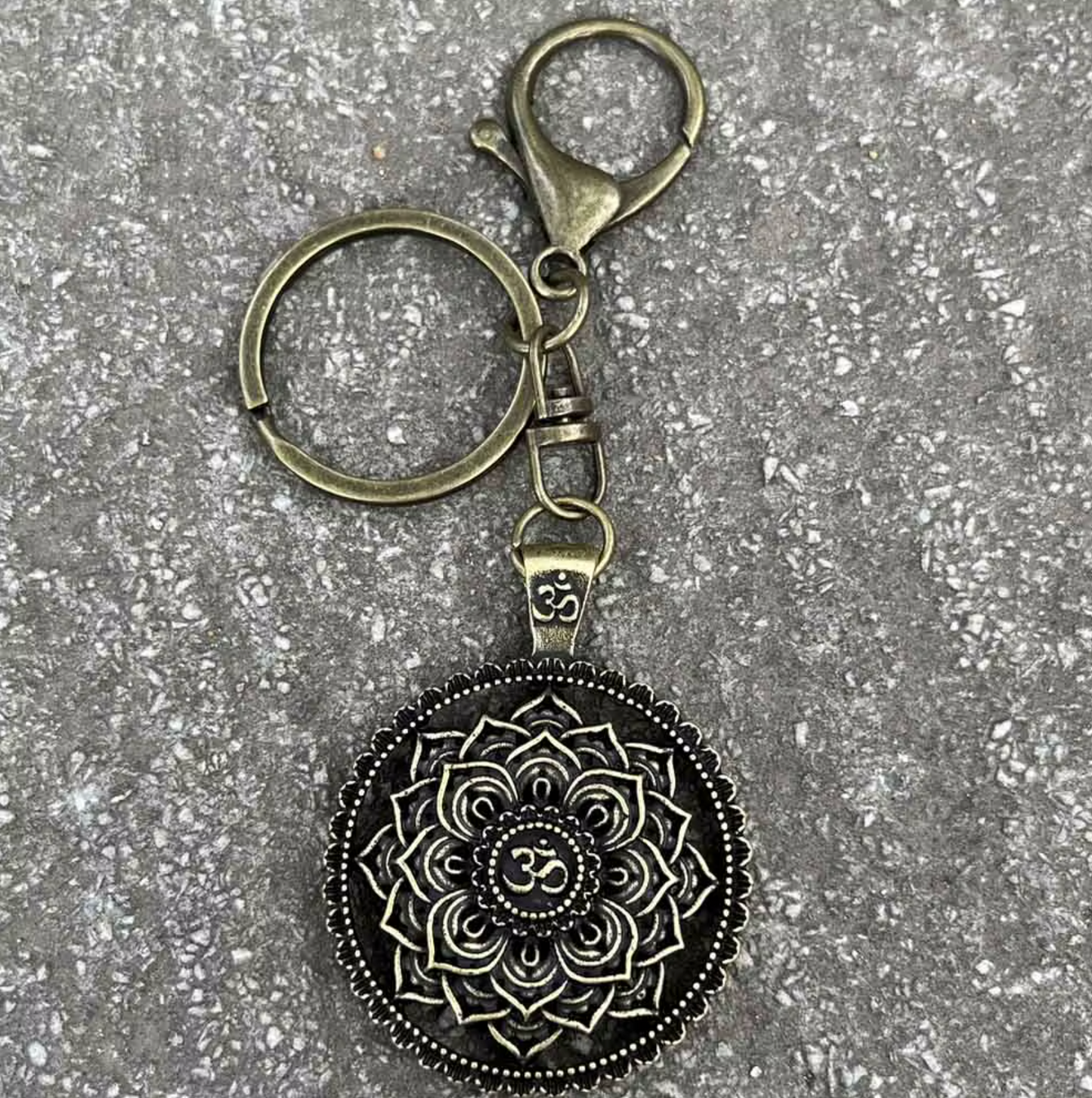 Schlüsselanhänger Om Mandala - Tibetische Welt