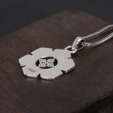 Pendentif Mantra Om en Argent 925