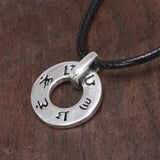 Pendentif Om Mani Padme Hum en Argent 925