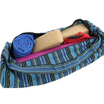 Sac de Yoga Rayé Bleu Coton - Univers Tibet