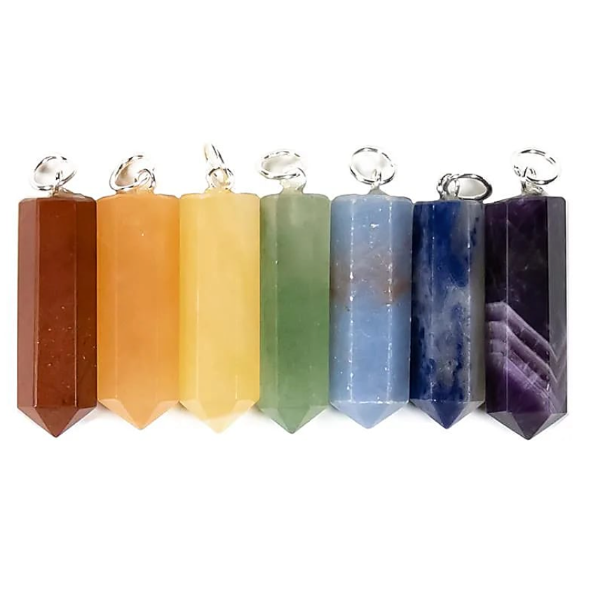 Set de Pendentifs Alignement des 7 Chakras - Univers TIbet