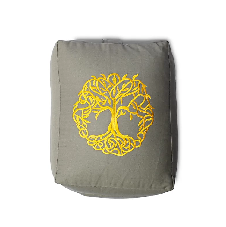 Traversin de Yoga Rectangulaire Arbre de Vie - Univers Tibet