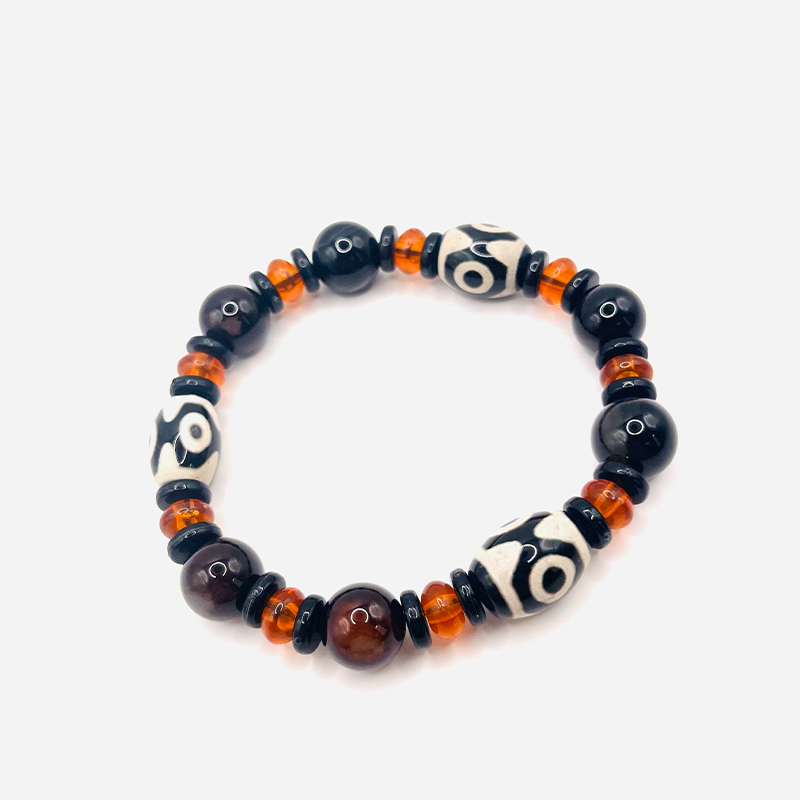 Pulsera Dzi de 3 Ojos Bendición