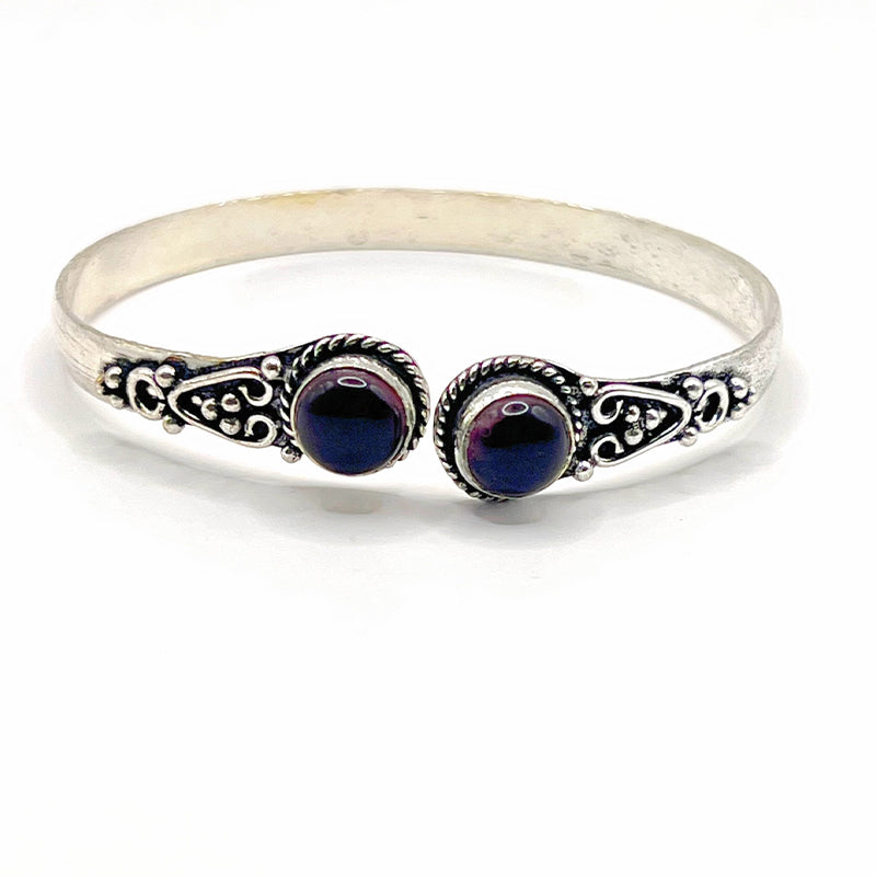 Armband aus Messing und Amethyst - Tibetwelt