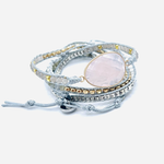 bracelet-tibetain-lumiere-du-coeur-quartz-rose-et-howlite - univers tibet