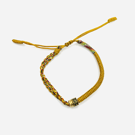 Bracelet Porte-Bonheur Mantra - Ocre