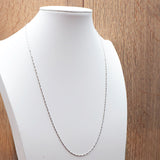 chaine-argent-linea-longue-55-cm - univers tibet