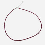 Collier Flamme Vitale – Grenat Naturel Facetté - Univers TIbet