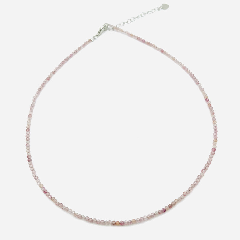 Collier Douce Harmonie – Quartz Fraise Facetté - Univers TIbet