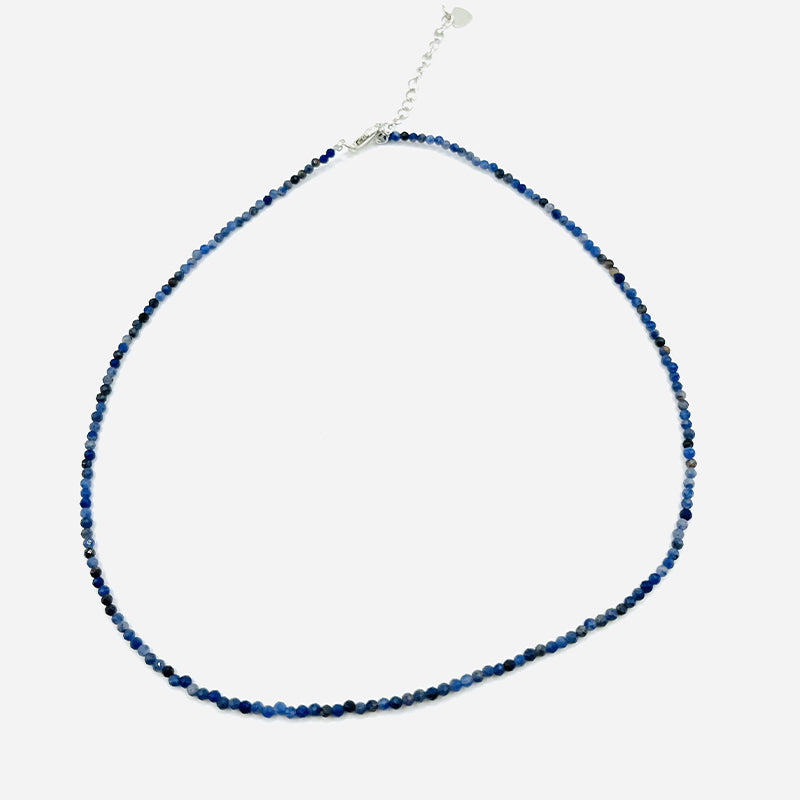 Collier Clarté Bleue – Sodalite Naturelle Facettée - Univers TIbet