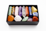 7 chakras - 14 stones - Rock crystal - Tibetan Universe