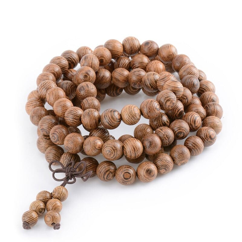 mala tibetano de madera- Mundo Tibet